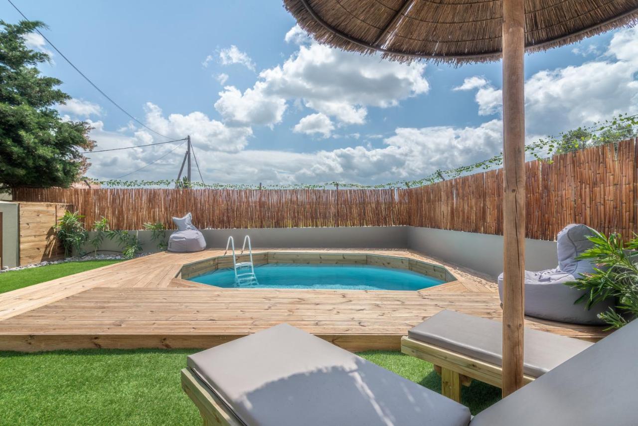 Cozy House With Pool Near Beach Gazi Kültér fotó